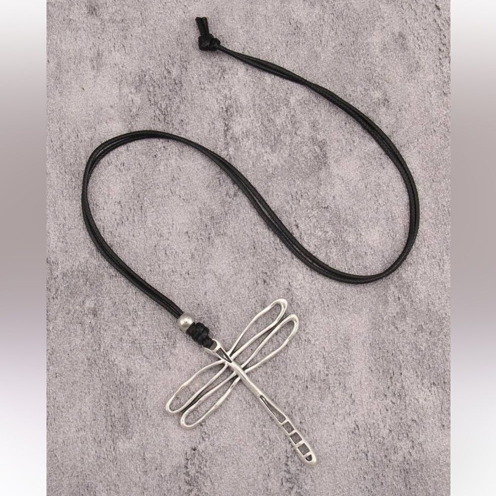 Boho Dragonfly Pendant Necklace M1519